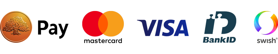 Swedbankpay, Mastercard, VISA, Bankid, swish