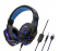 Gaming Headset Hörlurar för Playstation 4 / Ps4 Pro / PS5 / Xbox One / PC med Stereo Bass - Blå
