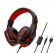 Gaming Headset Hörlurar för Playstation 4 / Ps4 Pro / PS5 / Xbox One / PC med Stereo Bass - Röd
