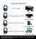 Gaming Headset Hörlurar för Playstation 4 / Ps4 Pro / PS5 / Xbox One / PC med Stereo Bass - Röd